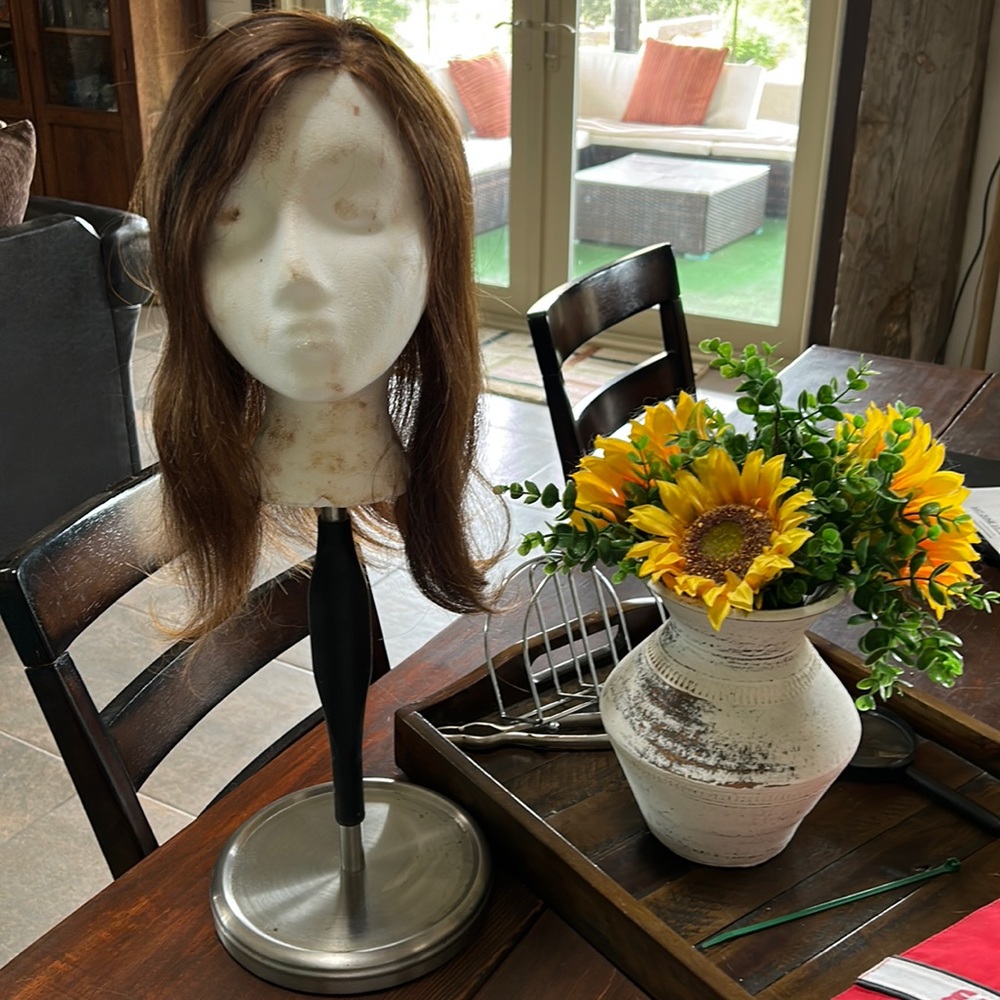 Uniwigs “Claire “ human hair topper, 16 inch